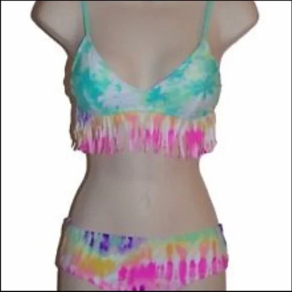 Hobie – NWT Tie Dye Fringe Bikini - Picture 2 of 9
